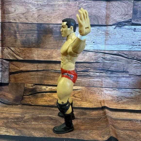 WWE Ruthless Aggression Randy Orton Jakks Pacific Action Figure Viper Red Gear - Picture 4 of 7